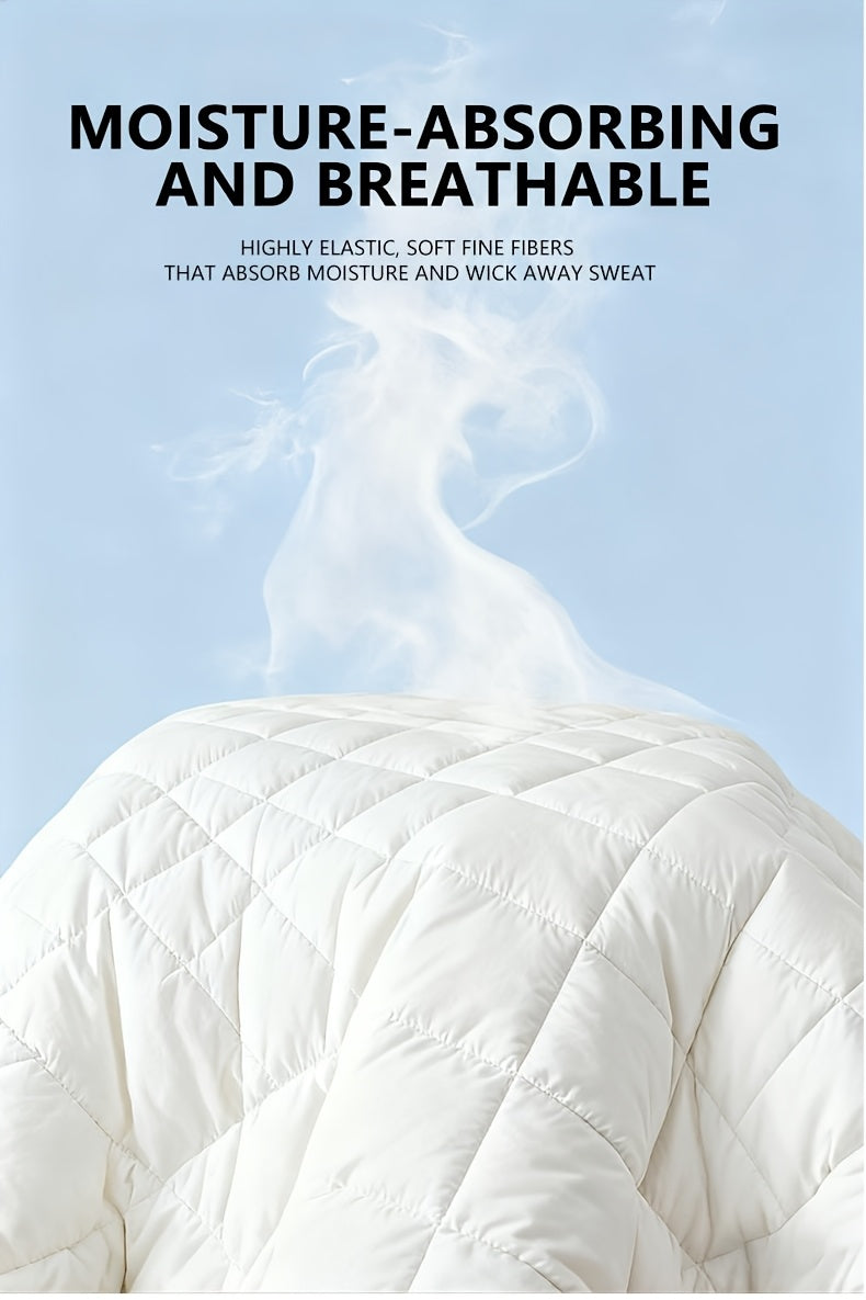 Buy One, Get One Free, Total Of 2pcs Couples Quilted Waterproof Mattress Cover, Comfortable Stain & Wrinkle Resistant, PPerfect Gift For Family, Couples- Bedding Decorations, Valentines Day Gifts(No Pillowcases)
