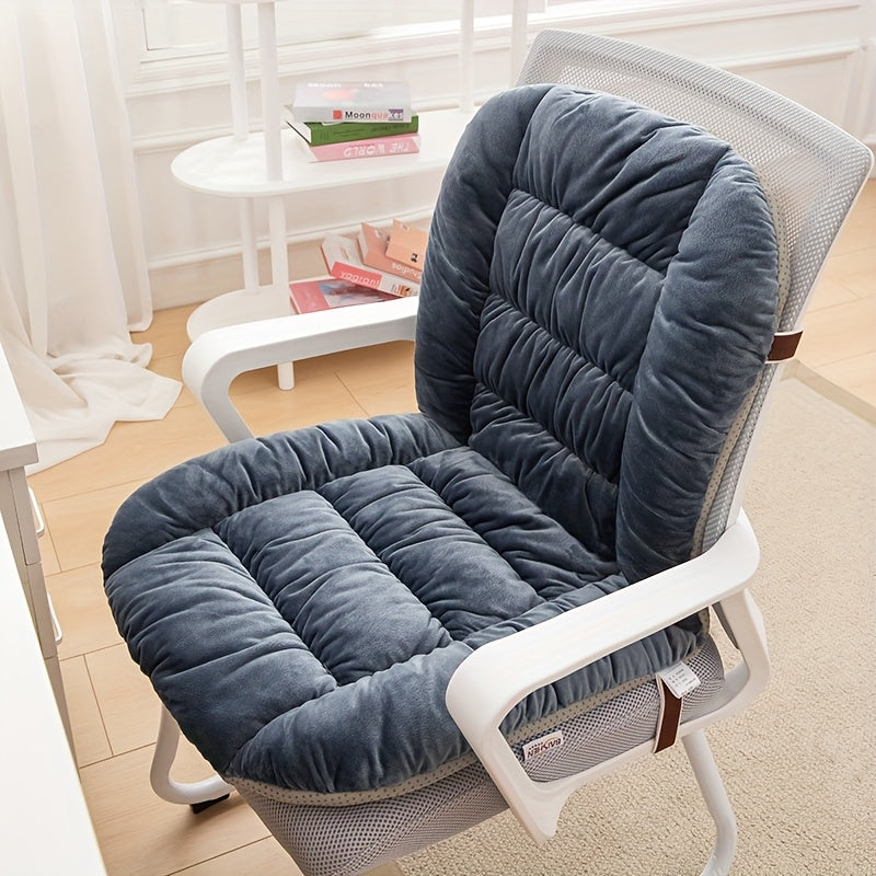 1pc, Thick And Comfortable Cushion, Office Chair Cushion, Lumbar Support And Backrest Cushion for Prolonged Sitting, Multiple Colors Available. Suitable for Daily Use In Offices, Homes, And Living Rooms, A Must-have for Home Decoration