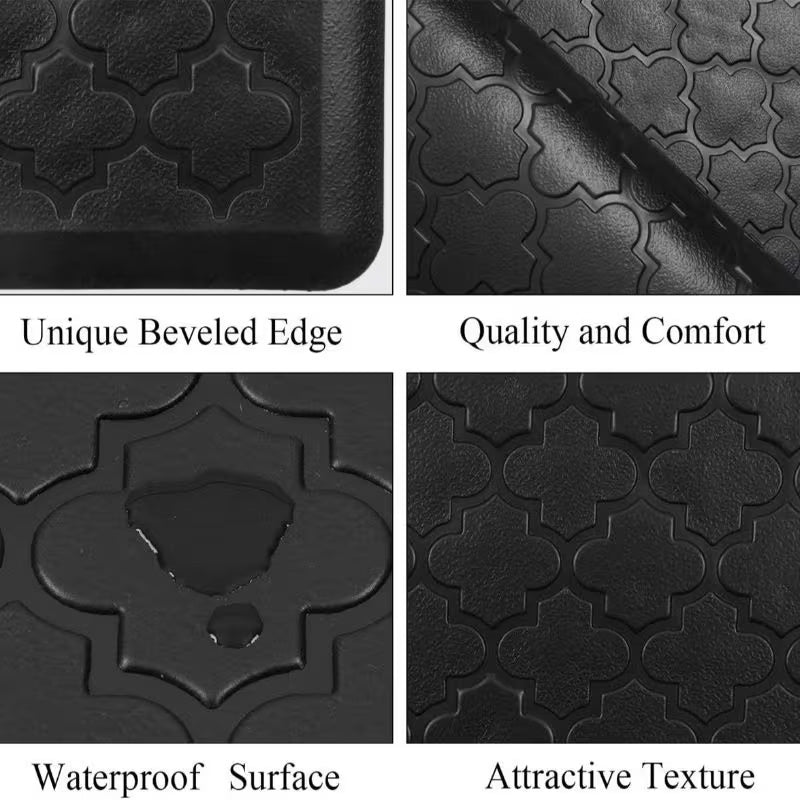 Cushioned Kitchen Standing Mat, Anti-Fatigue Non-Slip Floor Comfort for Sink, Standing Desk and Laundry Room in Four Colors and Three Sizes