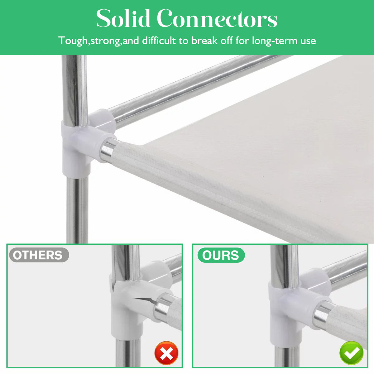 Portable Closet Storage Organizer Clothes Wardrobe Shoe Clothing Rack Shelf Dustproof Non-woven Fabric, Portable Closets