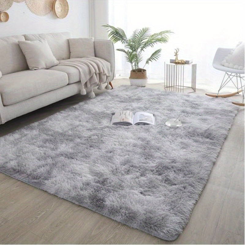 Extra Large Shaggy Rug Suitable for Living Room & Bedroom - Soft with PVC Backing, Machine Washable Anti-Slip Floor Mat, Modern Fluffy Floor Suitable for Christmas, for Decor, Use, Large Rectangular