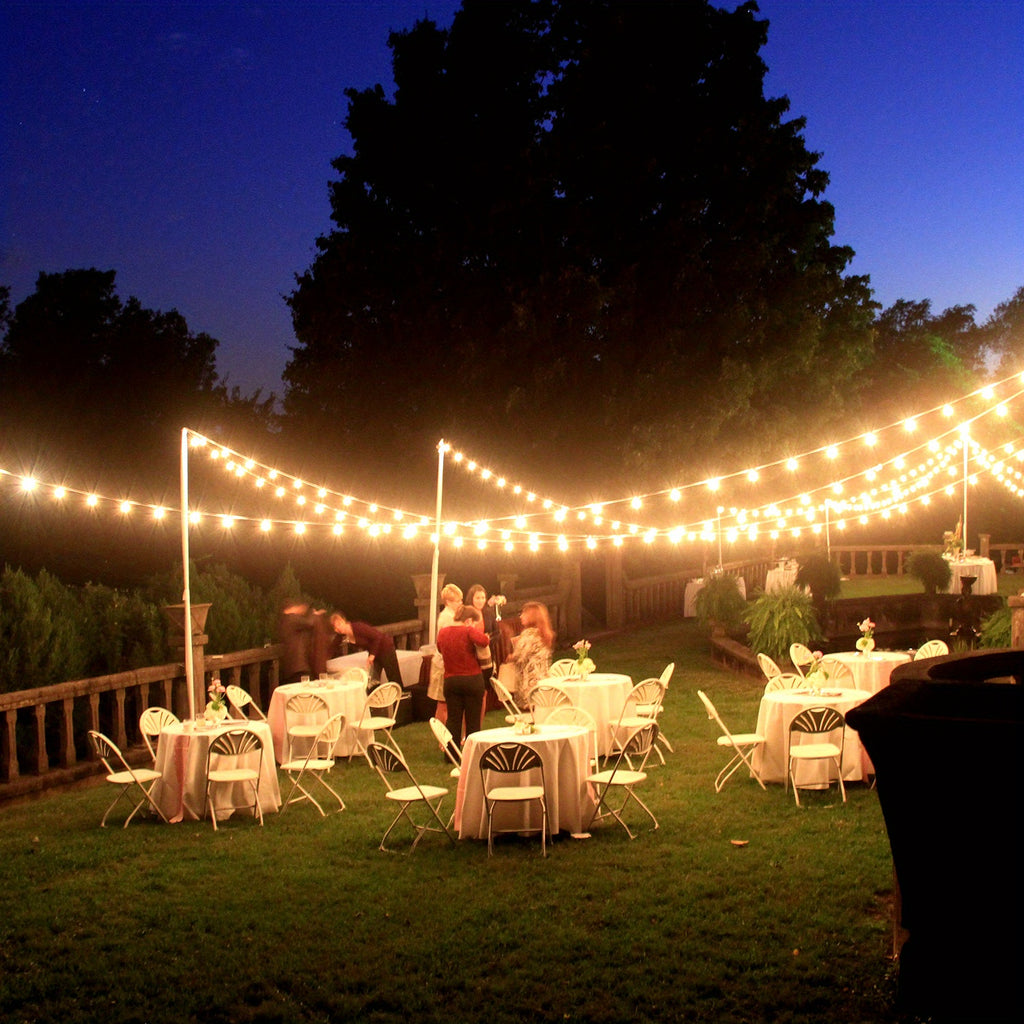 50/ 100 Ft Solar Outdoor String Light, Usb-Rechargeable Patio Rope Light, 2700K Warm White, Weather Resistant Material, 12+1/ 24+1 Breakproof ST38 E12 Bulb for Patio, Backyard, Porch, Outdoor Pool