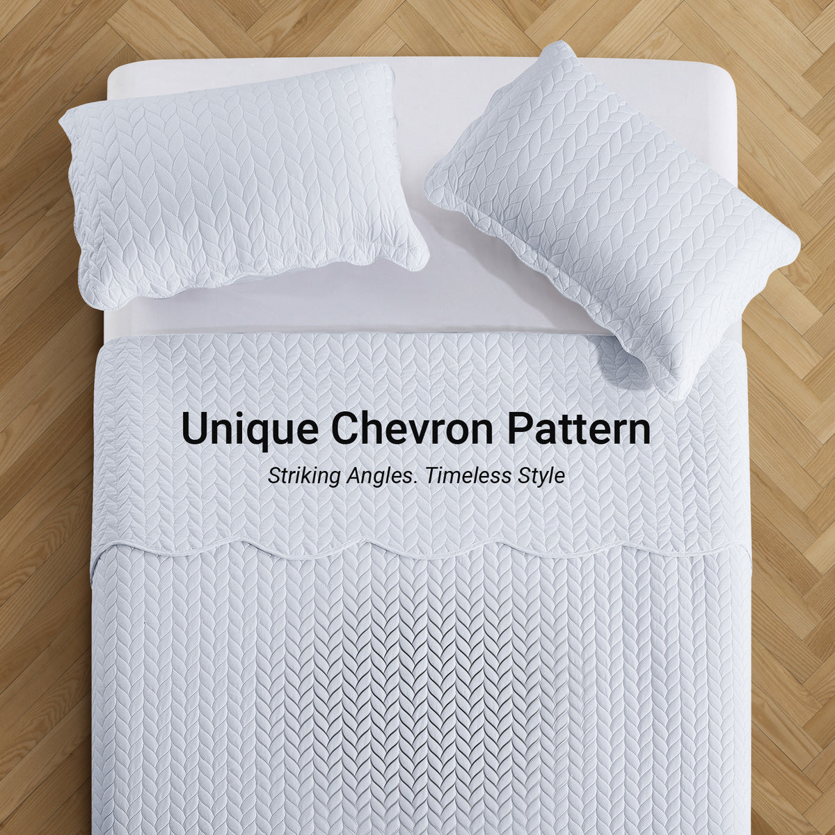 Lightweight Quilted Bedspread – Soft and Breathable Quilt Set, All Season Microfiber Bedding, Modern Style Soft Bedding Set, Twin, Full / Queen, King Sizes, Machine Washable Halloween Christmas