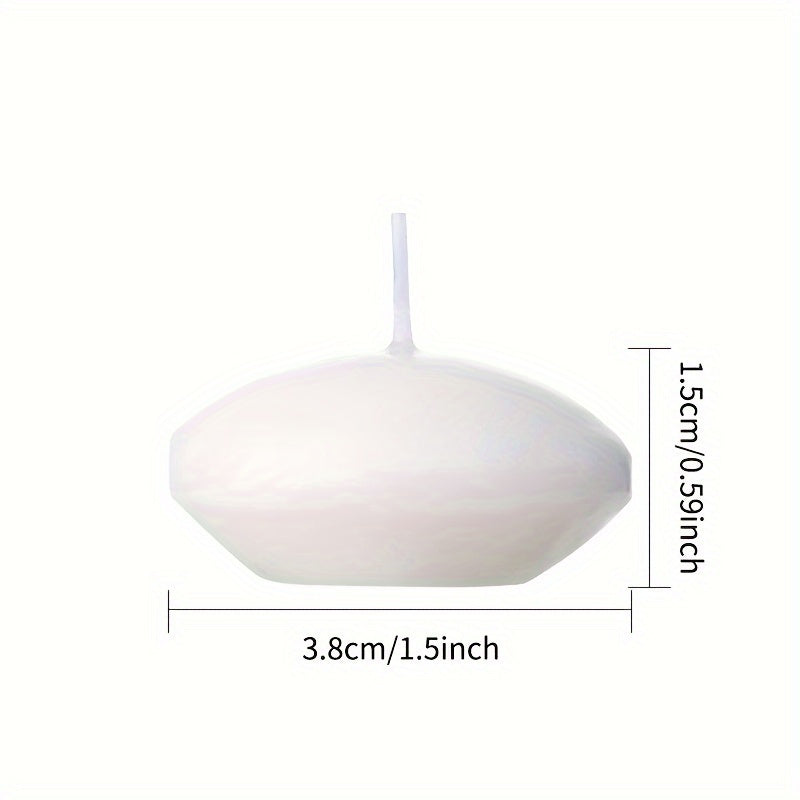 42 Packs White Floating Candle Portable Small Candle Set Perfect for Christmas, Halloween, Easter, Thanksgiving, Day of The Dead
