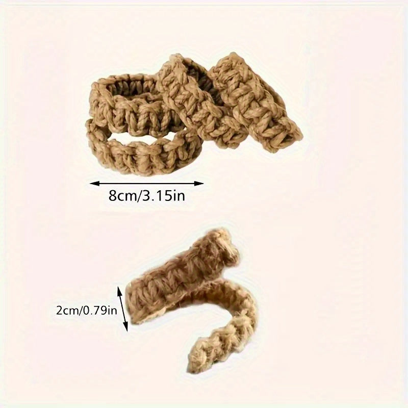 8pcs Curtain Ties Braided Curtain Support, Curtain Tieback, Decorative Rope Support Bracket for Bedroom Home Decor Additions