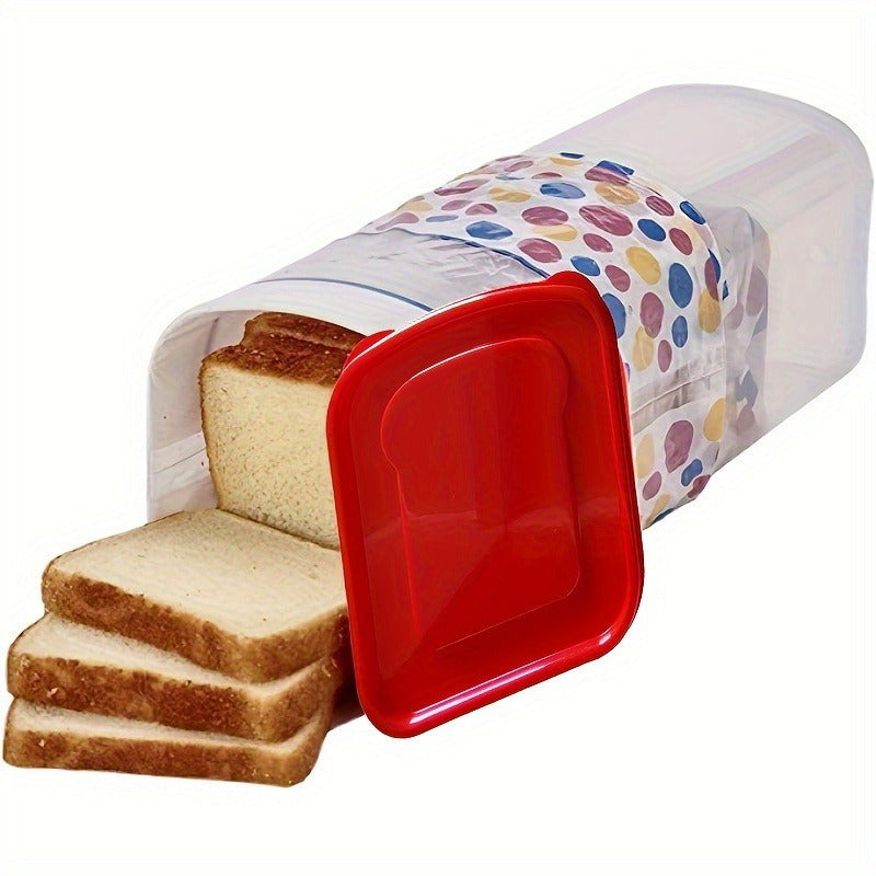Bread Storage Container: A Fresh Toast Keeper with a Leak-Proof Lid, Spacious And Stackable Design, Portable And Reusable Food Storage Box, Ideal for Kitchen Organization And Suitable for Camping