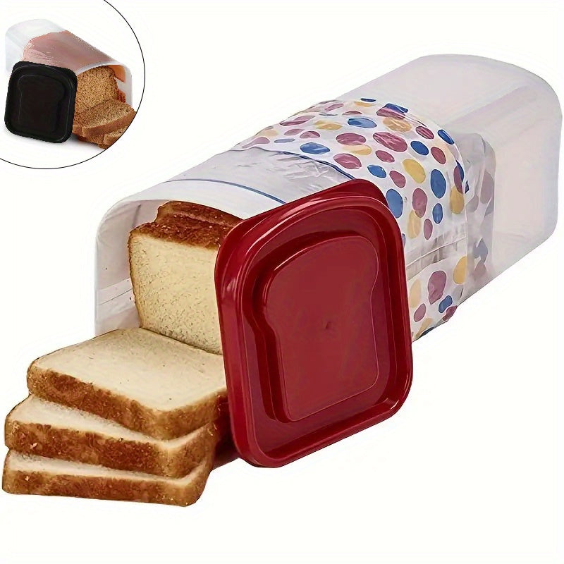 Bread Storage Container: A Fresh Toast Keeper with a Leak-Proof Lid, Spacious And Stackable Design, Portable And Reusable Food Storage Box, Ideal for Kitchen Organization And Suitable for Camping