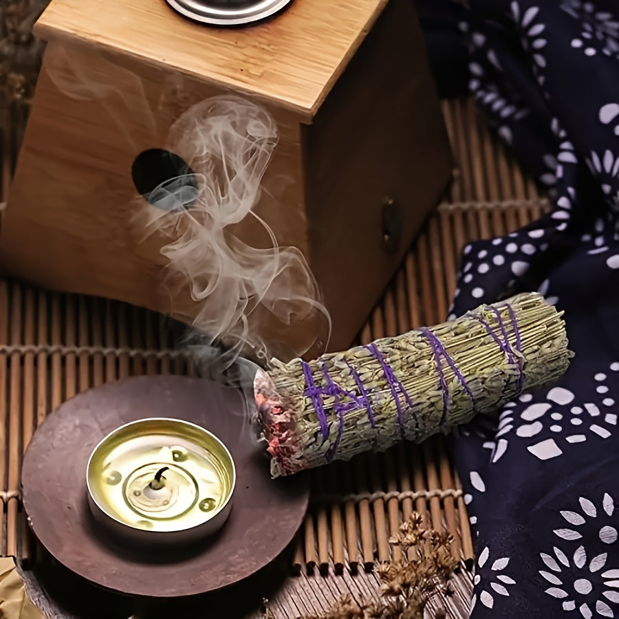 Sage Aromatherapy Cleansing Kit, Contains White Sage, Cedarwood, Dragon's Blood Sage, Eucalyptus And Lavender Incense Sticks, Combination Gift Set for Spiritual Aromatherapy Energy Cleansing, Meet Different Needs, Best for Christmas, Perfect for Thanksgiv