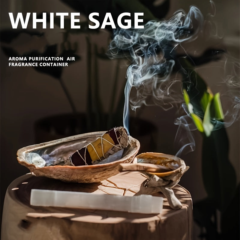 Sage Aromatherapy Cleansing Kit, Contains White Sage, Cedarwood, Dragon's Blood Sage, Eucalyptus And Lavender Incense Sticks, Combination Gift Set for Spiritual Aromatherapy Energy Cleansing, Meet Different Needs, Best for Christmas, Perfect for Thanksgiv