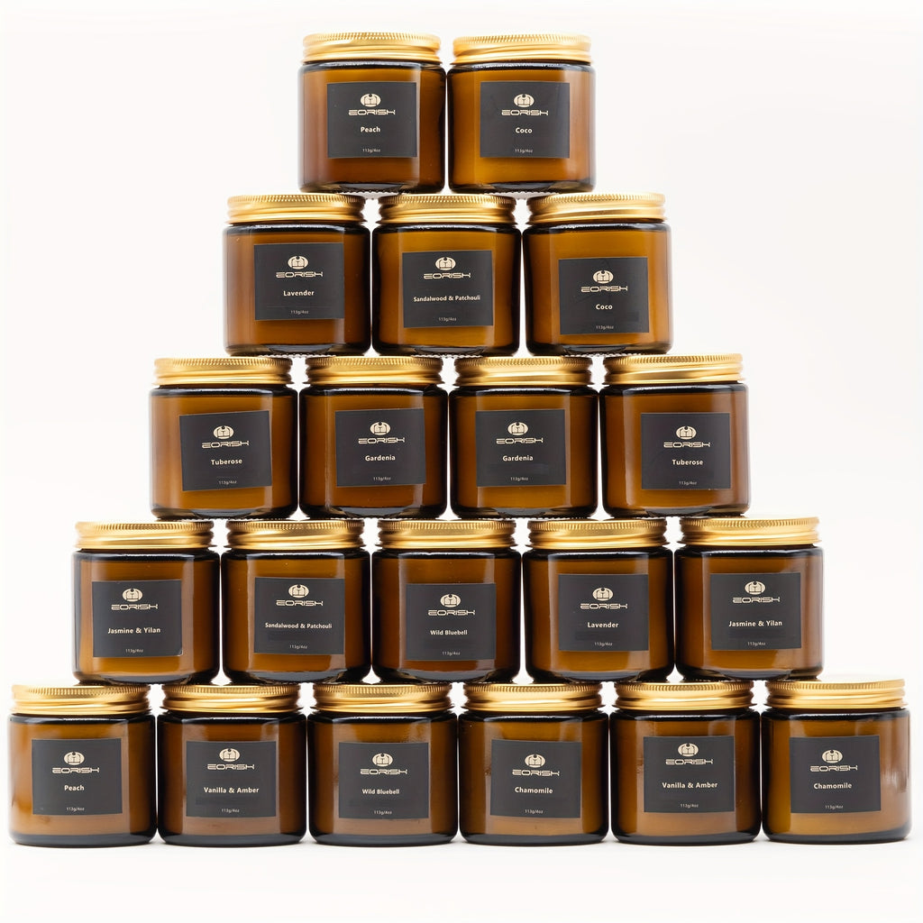 20pcs Scented Candle Gift Set - 80oz - Women's Soy Candle Gift, Perfect for Birthdays, Employee Appreciation, Mother's Day, Graduation, Nurses, Girlfriends, Wives, Sisters, Moms, Christmas, and Thanksgiving Gifts