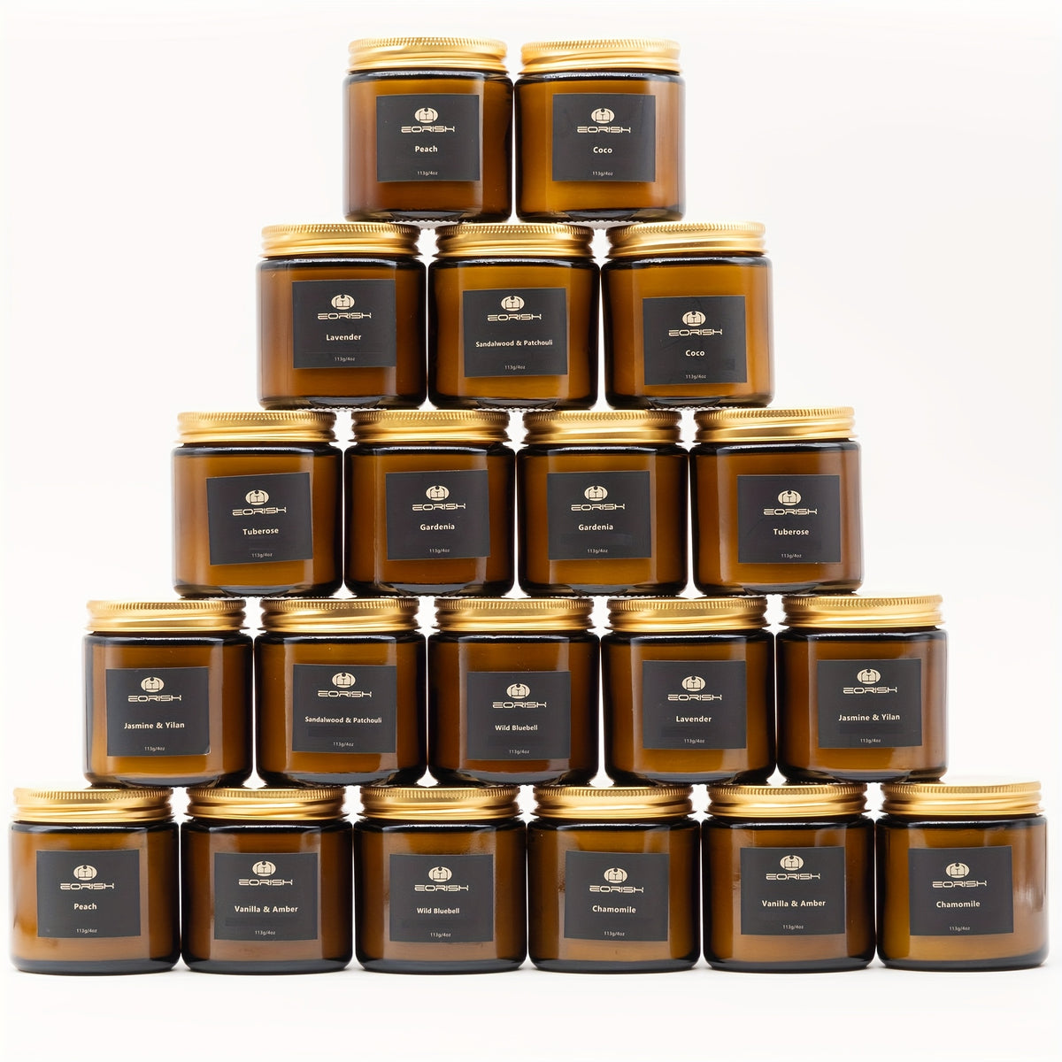 20pcs Scented Candle Gift Set - 80oz - Women's Soy Candle Gift, Perfect for Birthdays, Employee Appreciation, Mother's Day, Graduation, Nurses, Girlfriends, Wives, Sisters, Moms, Christmas, and Thanksgiving Gifts