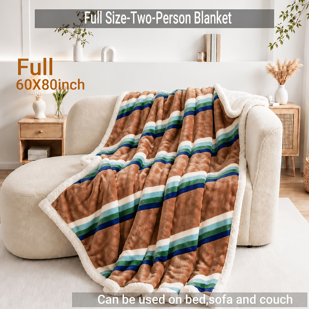 Heavyweight Bed Blanket, High Quality Luxury Fall Blankets, Machine Washable King Size Blanket, Gravity Blanket For Sofa Cover, Blanket For Sofa, Dormitory And Bedroom Cozy Bedding, Fall Room And Bedroom Decor, Halloween Gifts