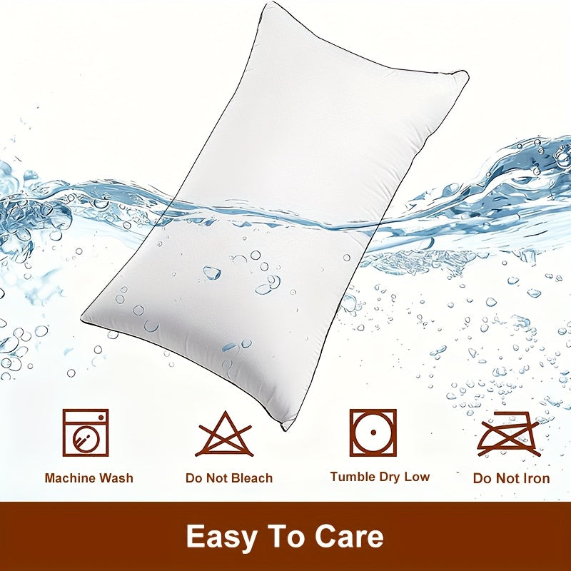 4/2pcs Soft Hotel Series Pillow, Sleep Pillow, Super Rebound, Standard Size Cooling Pillow, Suitable for Lying Down, Prone Or Side Lying, Super Soft Down Replacement for Microfiber Filled Pillows, Women'S Gift, Christmas Gift