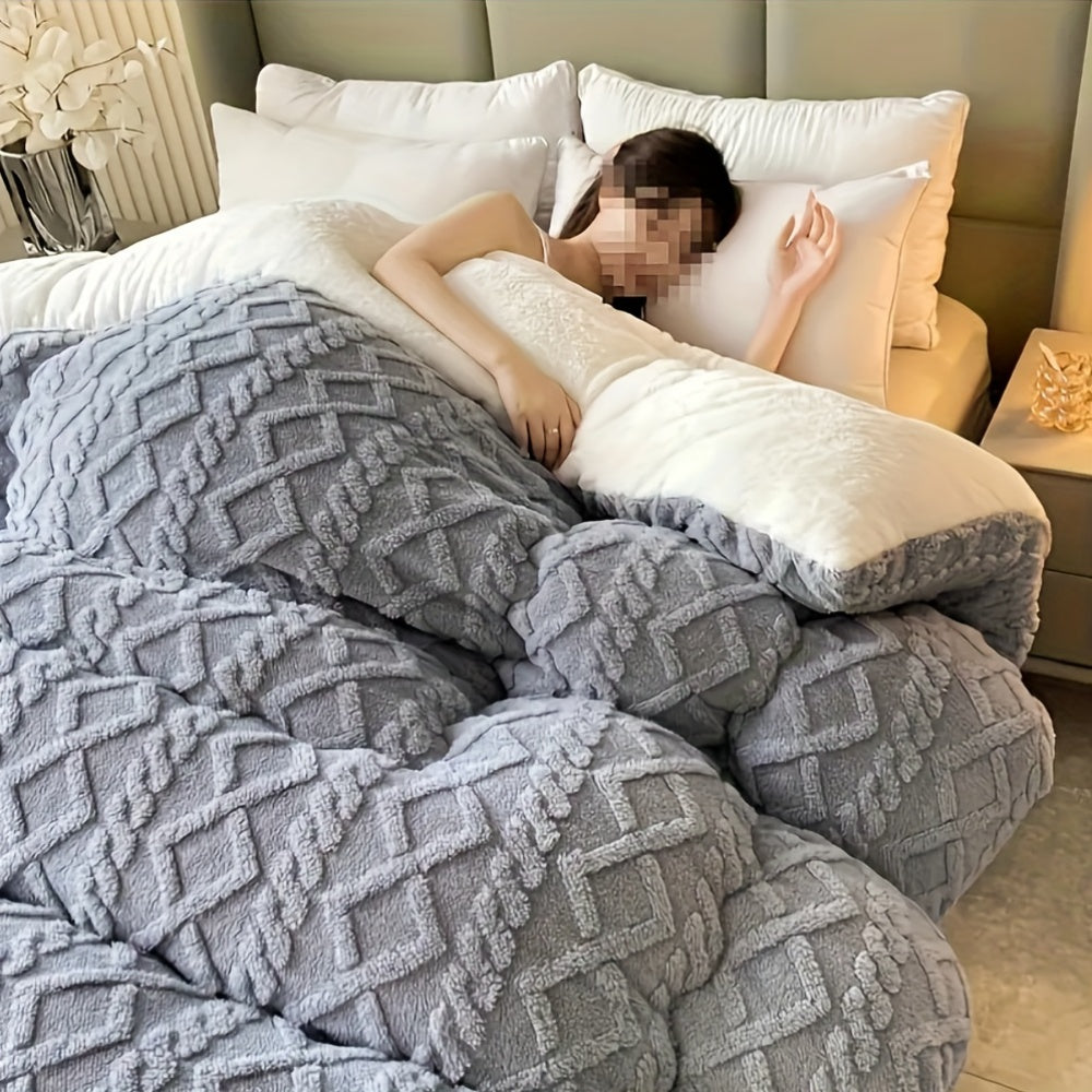 [Luxurious Taffeta Comforter] Soft, Thick, And Warm Taffeta Comforter - Luxurious For All Seasons - Machine Washable, Perfect For Kids Bedroom, Guest Room, Kids And Hotel Use