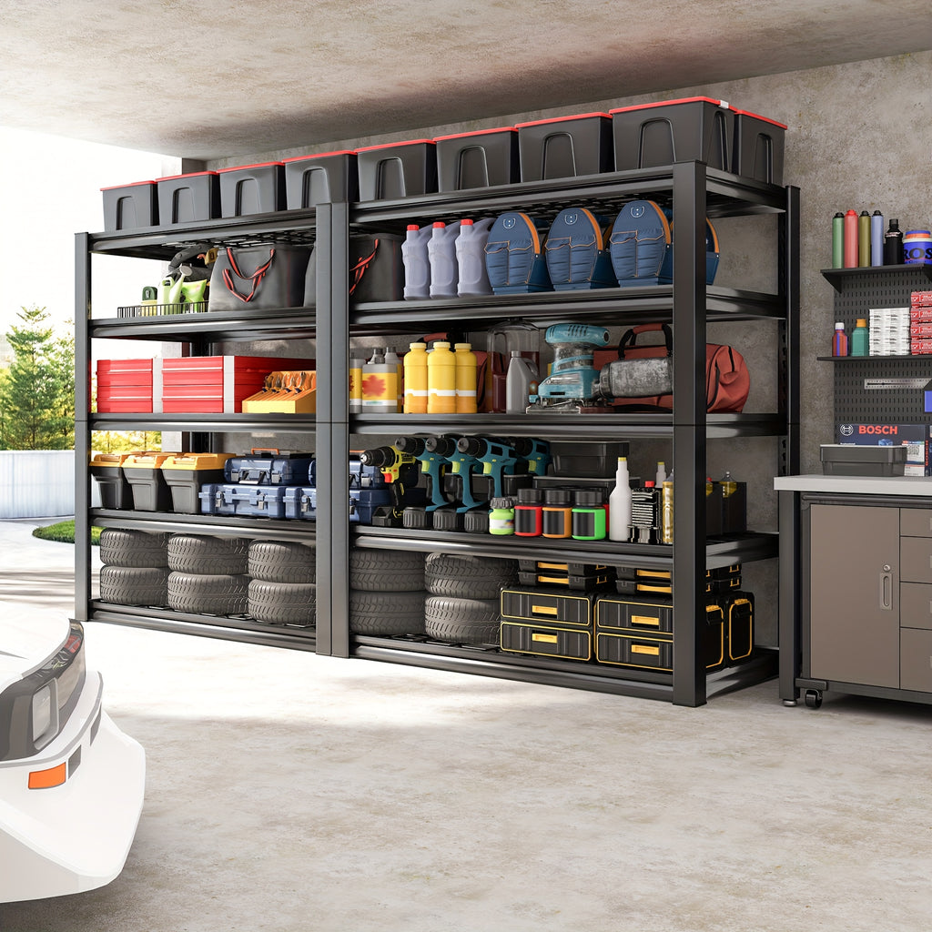 Double Mesh Shelf - Furniture Storage Shelf, Utility Shelves