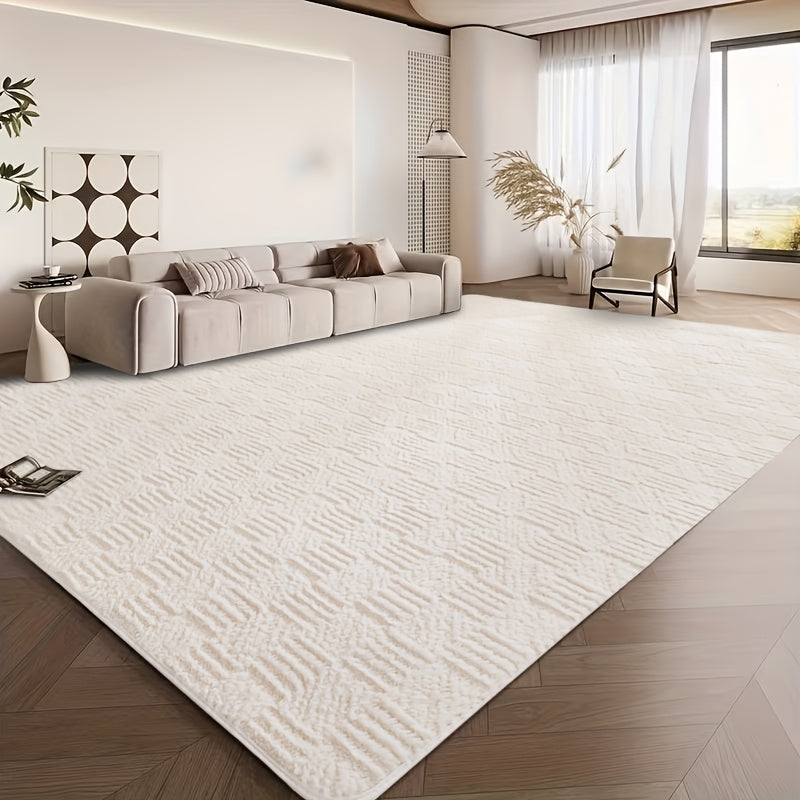 1pc Modern Style Solid Color Tie-dyed Area Rug Mat, Soundproof, Non-slip, Washable Soft And Lightweight, Suitable For Living Room, Bedroom, Can Be Used As A Graduation Season Valentine'S Day New Year Christmas Gift, Home Decoration Room Decoration.