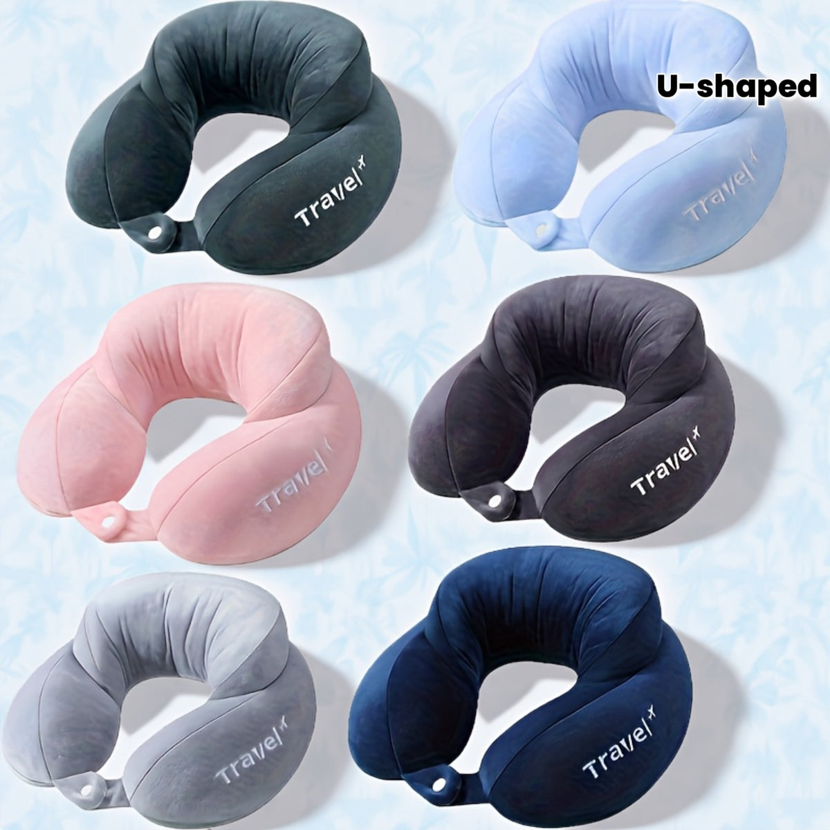 U-Shaped Pillow Travel Pillow Neck Support Pillow Cervical Pillow Airplane U-Shaped Pillow Car Sleeping Artifact