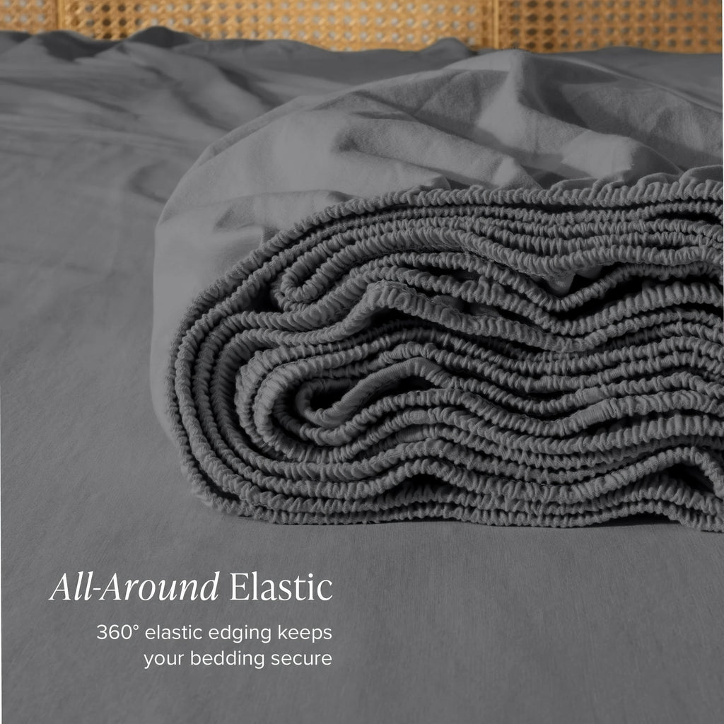 3pcs Soft Comfortable Bed Sheets Mattress Cover | Include 2 Pillowcases, Layered Fitted Sheet with Solid Color Bedding Design, Ideal for Bedroom, Guest Room, and Hotel Mattress Protection