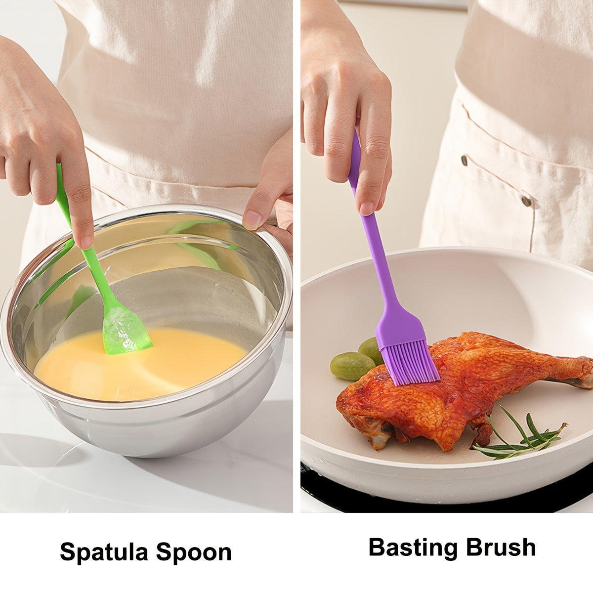 Set of 21 Mixing Bowls with Lids, Made of Stainless Steel, Includes 3 Grater Attachments, Sizes Ranging from 0.7QT to 4.5QT, Perfect for Cooking, Baking, And Serving in The Kitchen, Suitable for Christmas Use