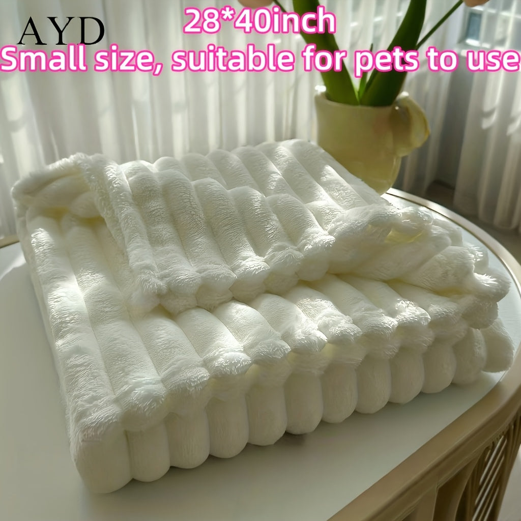 Opulent Imitation Rabbit Fur Blanket Ultra-Soft, Lightweight, Material Safety, Suitable for Children, Multi-Color, Ideal for Bed And Sofa, Travel, Camping, Home Bedroom Decor, Homegoods, Cozyvibes, Room, Best Gifts for Valentine'S Day