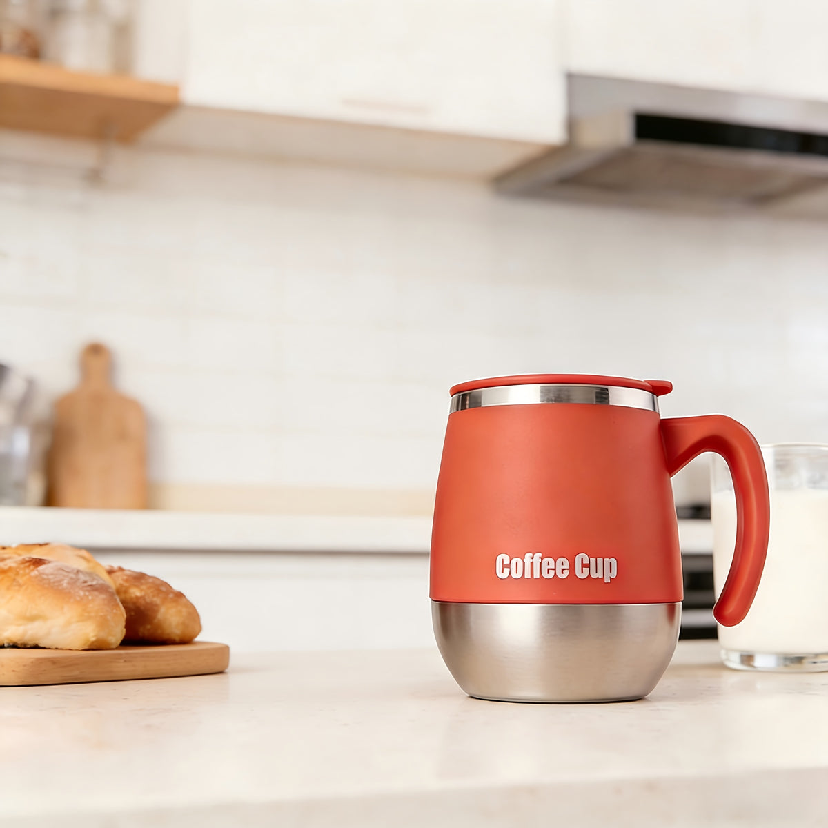 16.91oz Stainless Steel Insulated Coffee Mug with Lid, Double-walled Vacuum Insulated, Suitable for Hot And Cold Drinks, Ideal for Home, Outdoor, Camping, Birthdays, Holidays, Thanksgiving, Christmas, And Halloween Gifts.