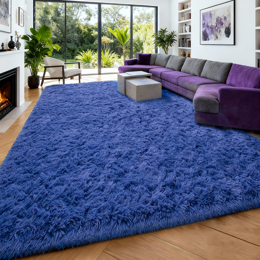 A Super Soft Thick Plush Carpet, Fluffy And Soft, Suitable for Bedroom Indoor Carpet, Non-Slip Soft Machine Washable Carpet,Ideal for Bedroom, Living Room,Study, Dorm,,Home Decor, Christmas Gift, Christmas Decor
