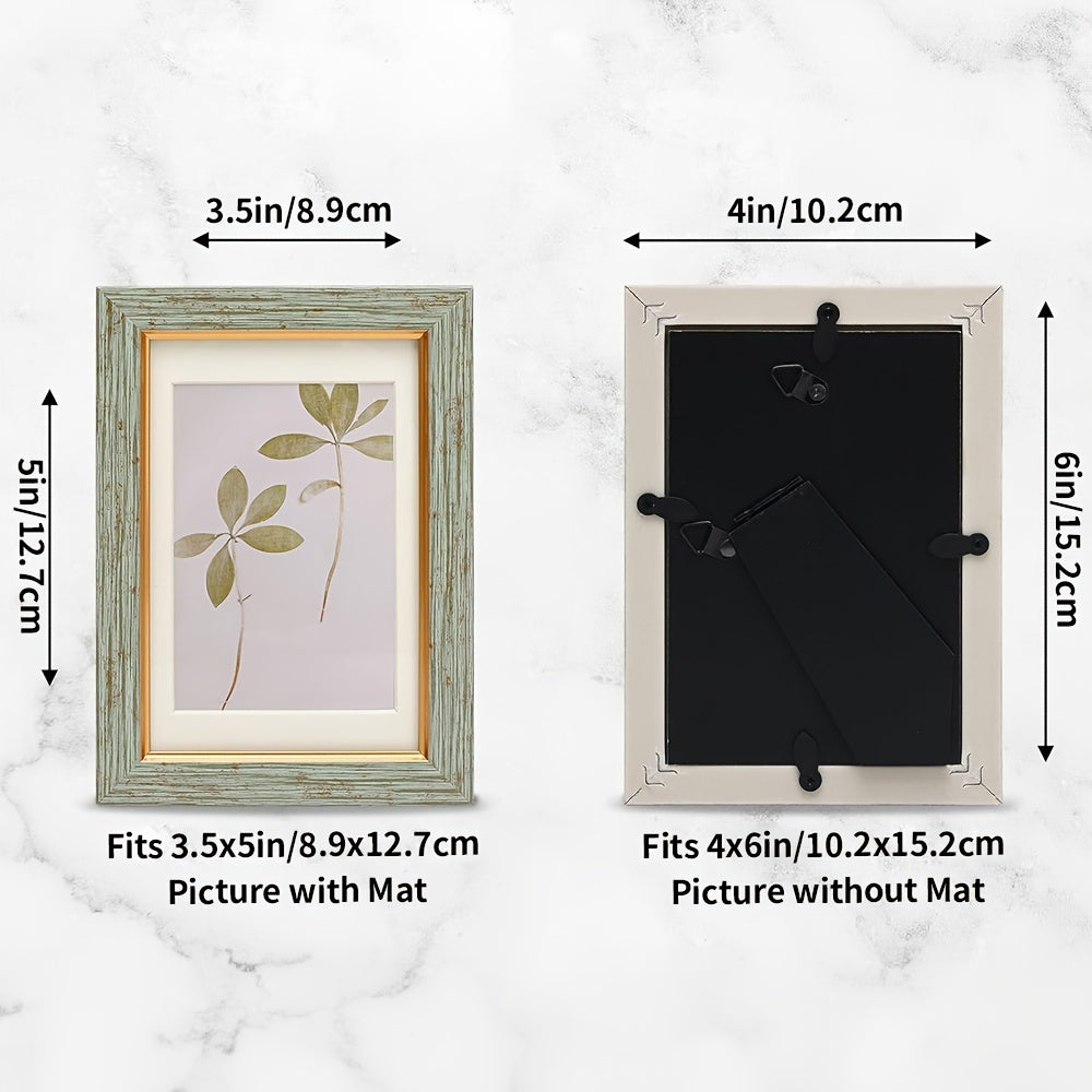 Set of 5/10 Vintage Photo Frames, 5x7in/4×6in, Rustic Retro Picture Frames with Tempered Glass, Decorative Art for Wall and Tabletop Display, for Halloween and Christmas