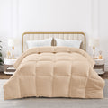 All Season Duvet Insert with Corner Tabs, Lightweight Soft Breathable Box-Stitched Comforter, Machine Washable Bedding in Twin Queen and King