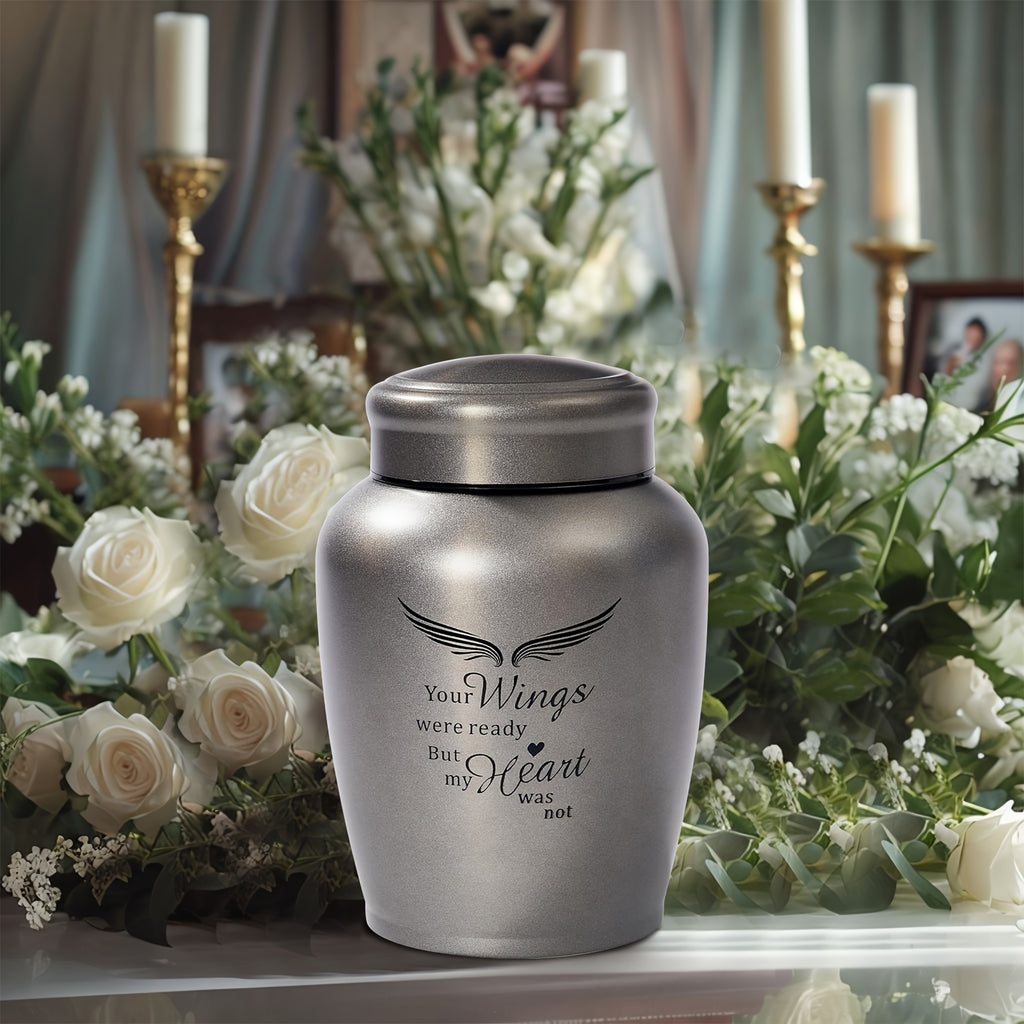 8.5" Large Urns For Human Ashes Adult Male Female, Cremation Urn Human Ashes For Men Women, Burial Urns For Cremated Remains, Holds Up To 180 LBS