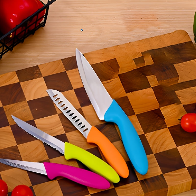 5pcs Paring Knives, Kitchen Tools, Kitchen Knife Set, Ultra Sharp Vegetable And Fruit Knife, German Steel Small Kitchen Knife with PP Plastic Ergonomic Handle
