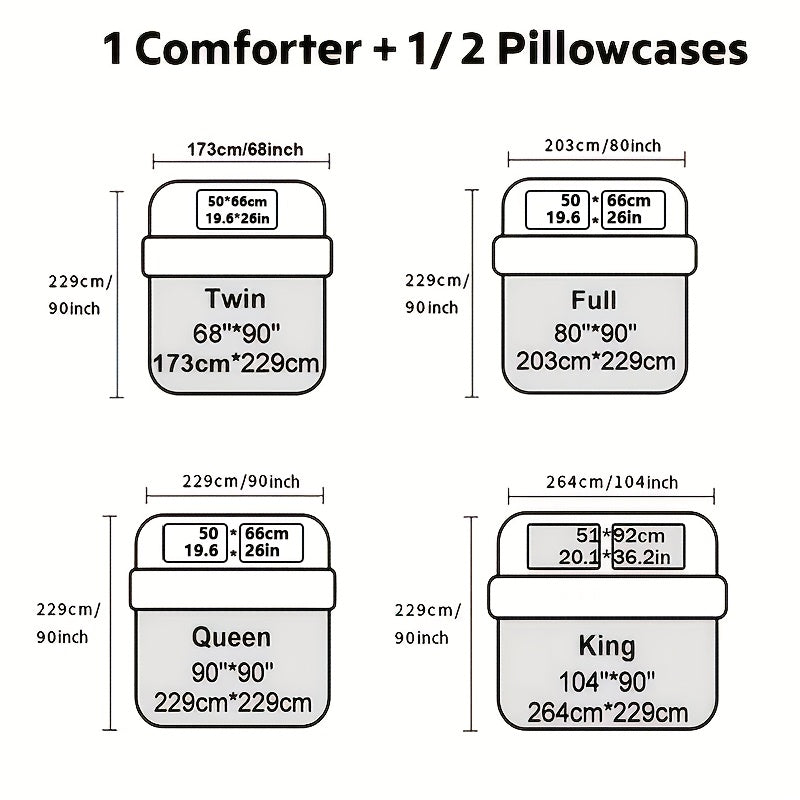 2/3pcs Solid-color Diamond-quilted Comforter Set. Easy Clean, Fabric Soft Breathable. Includes 1 Comforter, 1/2 Pillow Shams. Fits All Bed Sizes Matches Various Bedroom Decor. Suitable for All Seasons Ideal As A Gift, Include Random Color