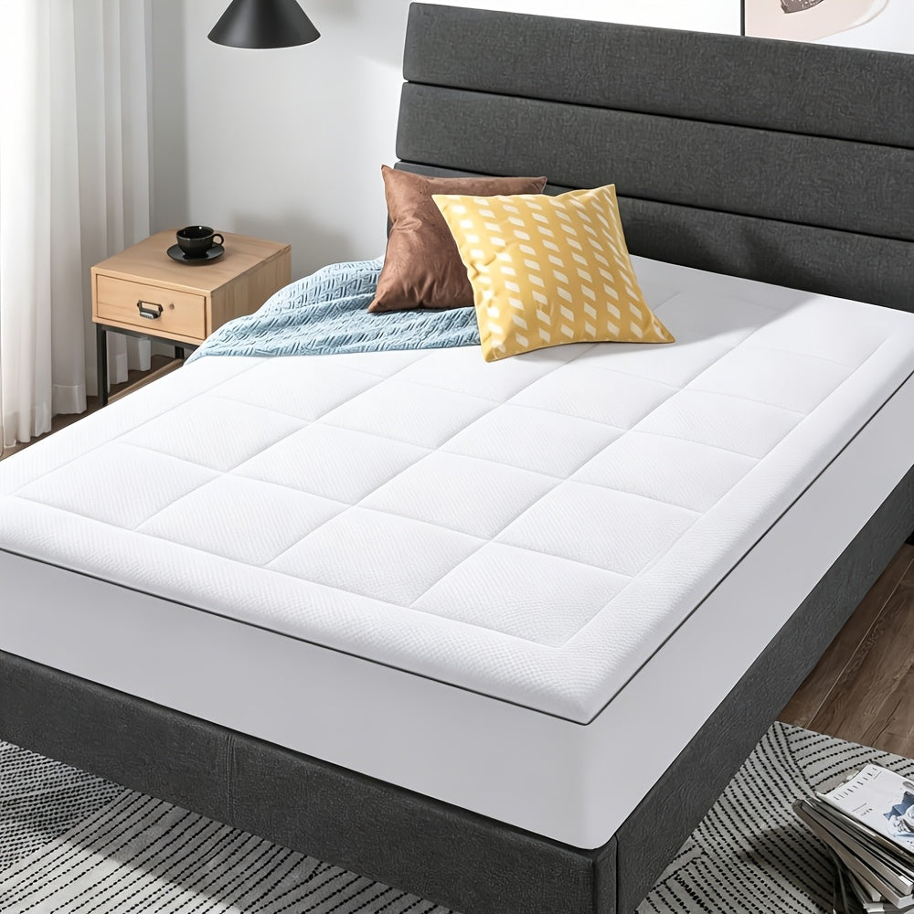 Cooling Mattress Topper, Mattress Pad Cover With 8-21 Inch Deep Pocket, Plush Pillow Top Mattress Topper Overfilled With Down Alternative