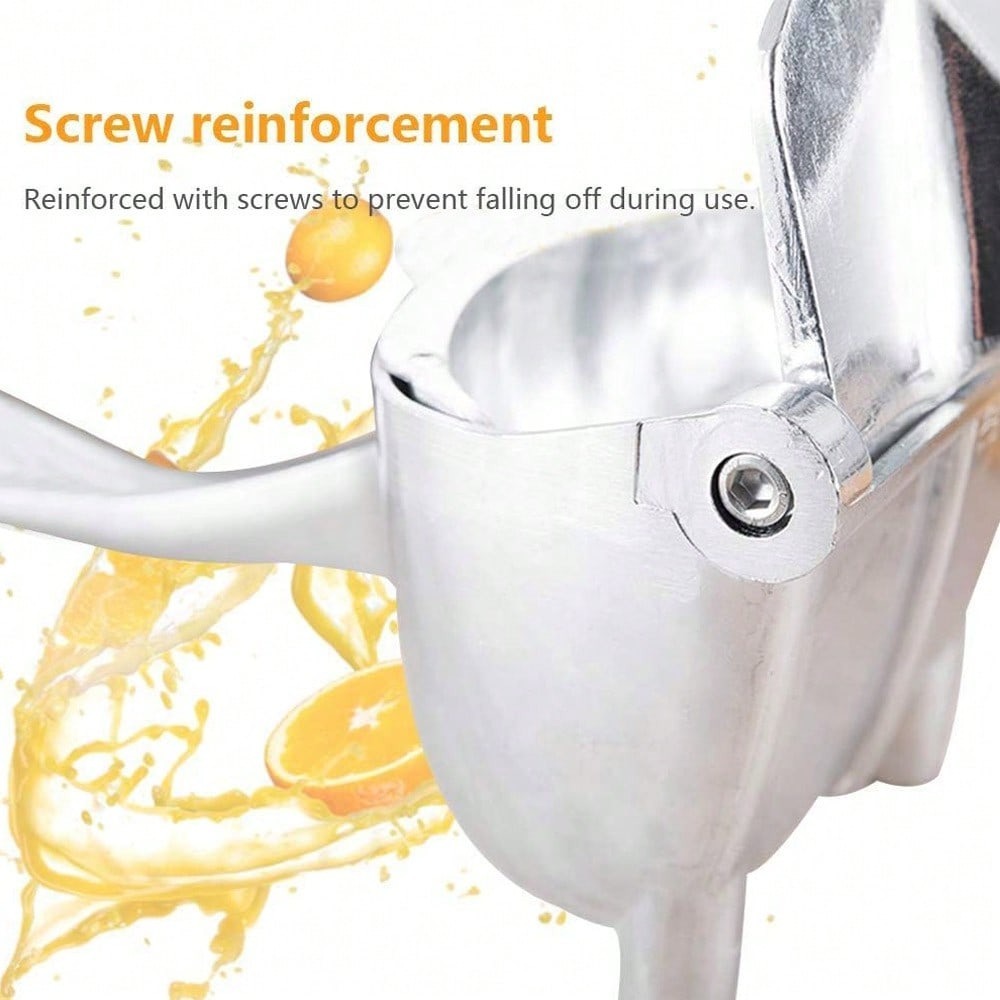High-Quality Heavy-Duty Metal Manual Juicer, Equipped with an Additional Filter. Handheld Citrus Juicer for Extracting Juice from Lemons, Oranges, Apples, Cucumbers, And Watermelons. Kitchen Tool