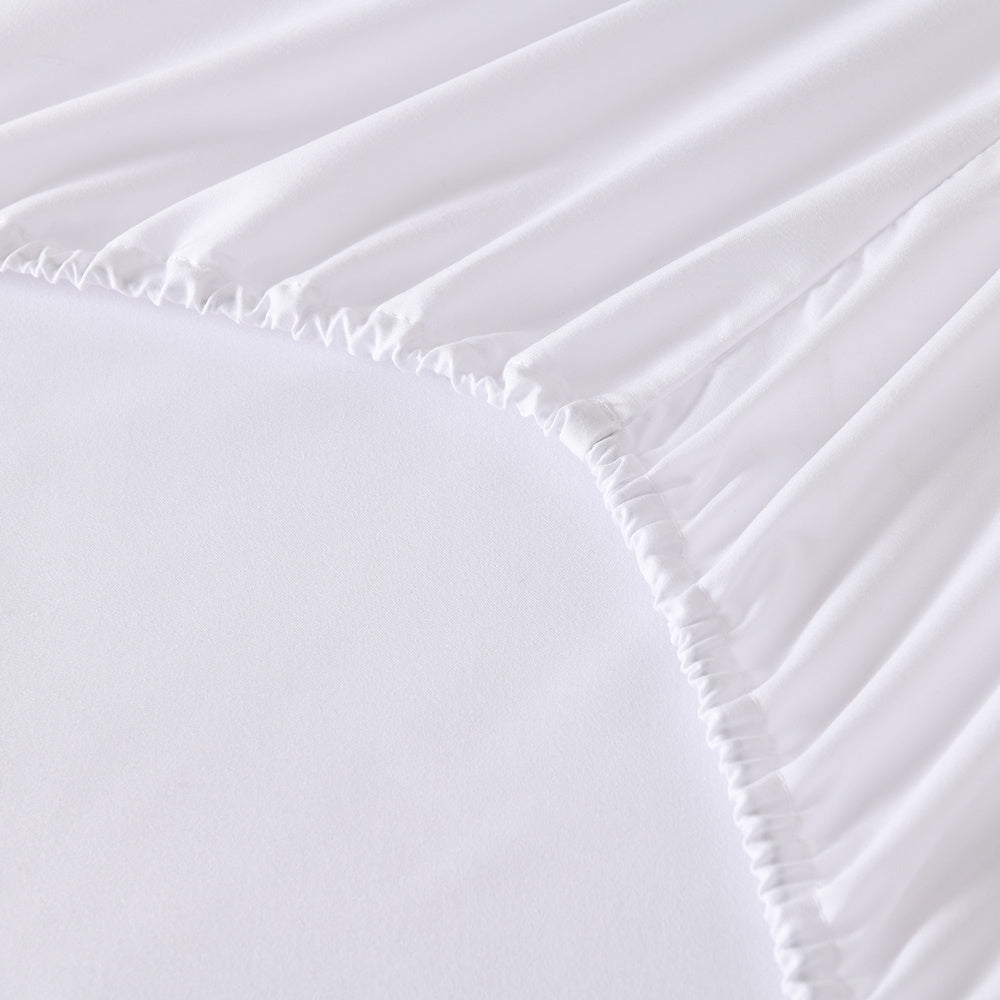 Hotel Grade 6 Piece Breathable Sheets Set 18" Deep Pockets - Easy Fit Twin Full Queen King Bed Sheets & Pillowcases, Microfiber, 100 GSM, All-Season Comfort, Machine Washable, Solid Color Bedding Accessories, Smooth Texture, Microfiber Fabric