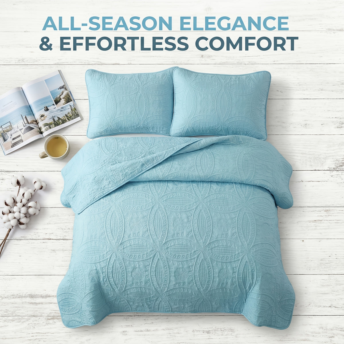 2/3pcs Quilt Cover Bedspread ( 1 Quilt+1 Or 2 Pillowcases), Soft And Skin-friendly, Hypoallergenic And Easy to Maintain, Machine Washable Without Deformation, Modern Minimalist Three-dimensional Coin Pattern, Next-day Delivery.