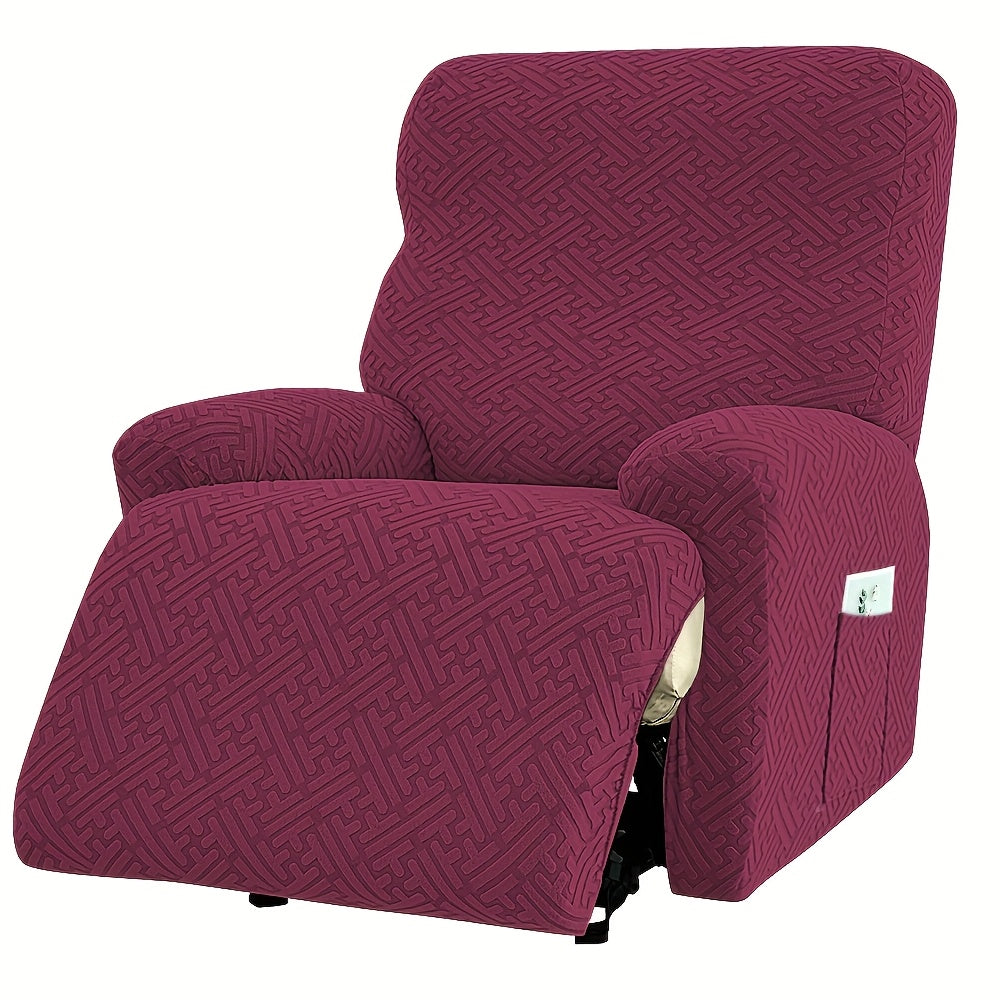 1SEAT 2026 NEW Recliner Slipcovers, Four Seasons Stretch Recliner Slipcover with Pocket, Removable, Washable, And Soft Recliner SlipChair Cover Suitable for Living Room Sofa Cover Home Decor, Easter Decorations for Home, St Patricks Day.