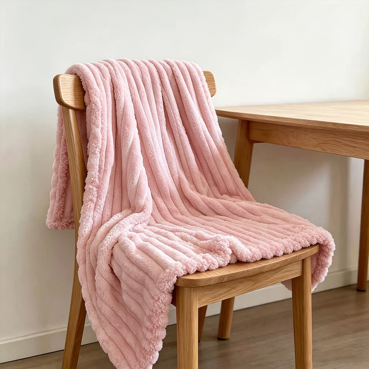 Ultra-Soft Thick Fleece Blanket | Multi-Color, 3D Faux Rabbit Fur, Double-Sided, Ideal for All Seasons, Home, Office, Travel, Camping, Gift for All Occasions