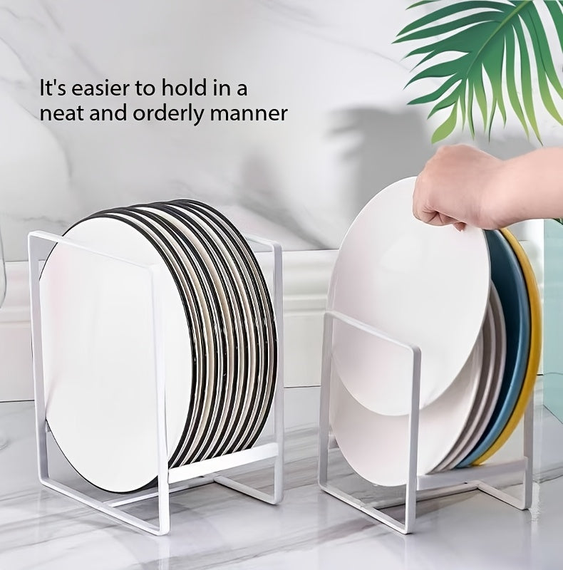 Sleek Black Metal Dish Rack Set - Space-Saving Tiered Shelf Organizer for Kitchen, Durable No-Drill Overhead Mounting, Versatile Plate & Utensil Holder with Pull-Out Design, Ideal for Home Use, Kitchen Organizers, RV Kitchen Bowl Rack