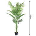 Faux Tropical Palm Tree, 5.9-Foot Artificial Floor Plant with Realistic Leaf Design for Living Room, Home Office, Entryway and Hotel Decor