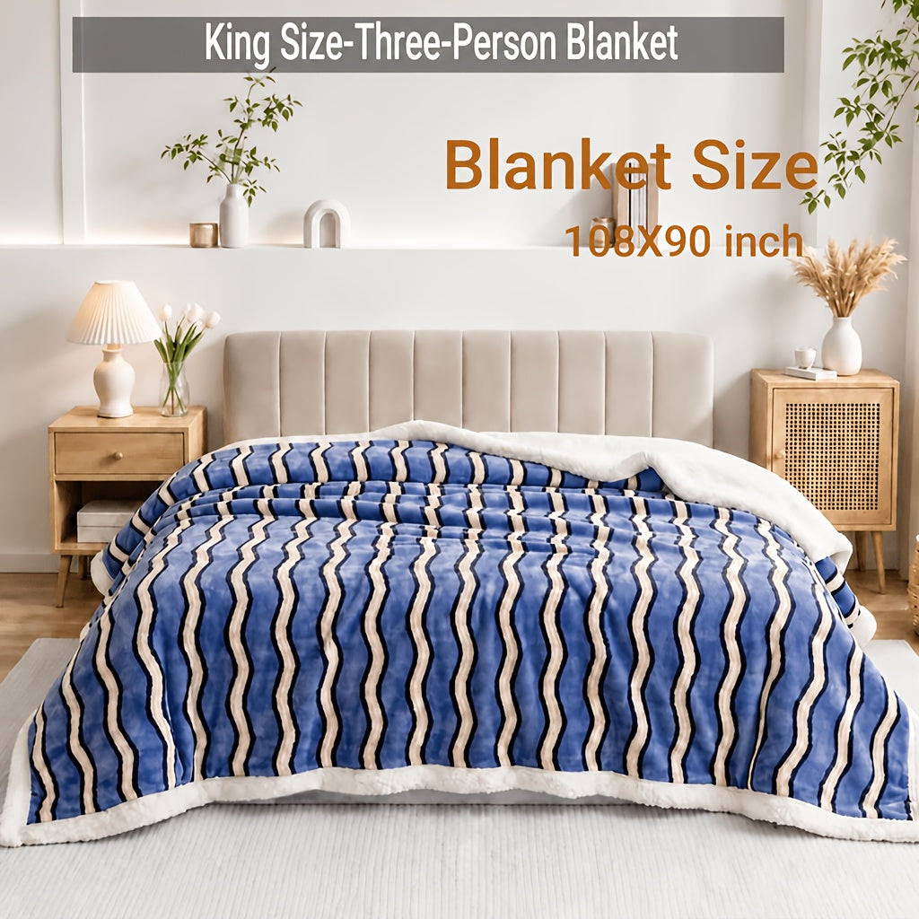 Heavyweight Bed Blanket, High Quality Luxury Fall Blankets, Machine Washable King Size Blanket, Gravity Blanket For Sofa Cover, Blanket For Sofa, Dormitory And Bedroom Cozy Bedding, Fall Room And Bedroom Decor, Halloween Gifts