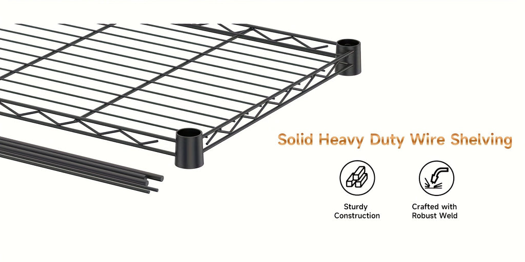MZG 2000/1600/1000 Lbs 5/4/3 Tier Storage Shelving Steel Heavy Duty Multi-Tier Utility Shelving Unit Steel Organizer Wire Rack For Home, Kitchen, Office, Garage Standing Baker'S Racks, Room Decor Shoe Hat Organizer Bathroom Accessory Dresser Laundry
