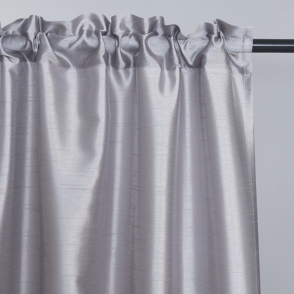 3 Panels Faux Silk Solid Color Sheer Kitchen Curtains Set Rod Pocket Design with 2 Tiers 26x36 inch Each and 1 Valance 52x14 inch for Kitchen Bathroom Privacy Drapes and curtains
