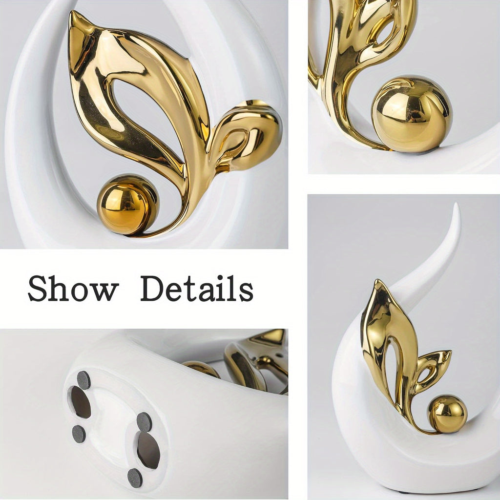 Size Two-Piece Set, Living Room, Wine Cabinet, TV Cabinet Ornaments, Light Luxury, Entry, Entrance, Home Decorations, Resin Statue Ornaments