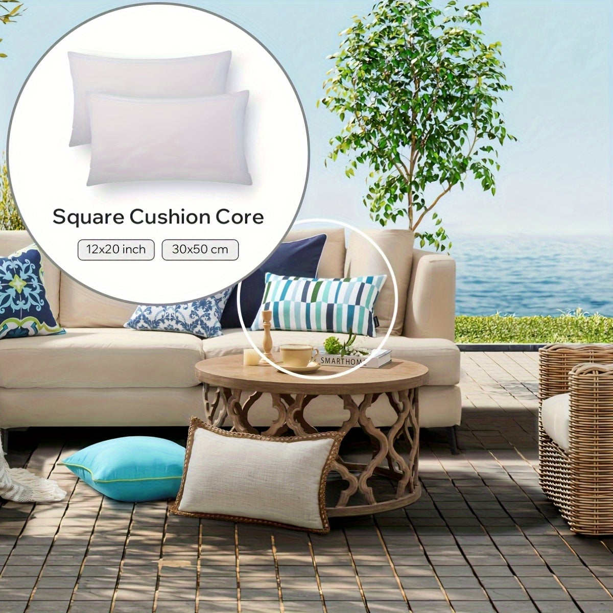 1/2/4 Pack Hypoallergenic New Fiber Cushion Filling Inserts, White Square Pillow Inserts For Sofa, Bed And Patio. Ideal For Bedroom, Office, Kitchen, Living Room Decor, Outdoor Camping And Spring & Summer Use. Perfect Mother'S Day Gift.