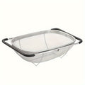 Expandable Mesh Colander, Stainless Steel Fruit and Vegetable Strainer Basket for Rinsing Produce and Draining Water, Large or Small Kitchen Prep Options
