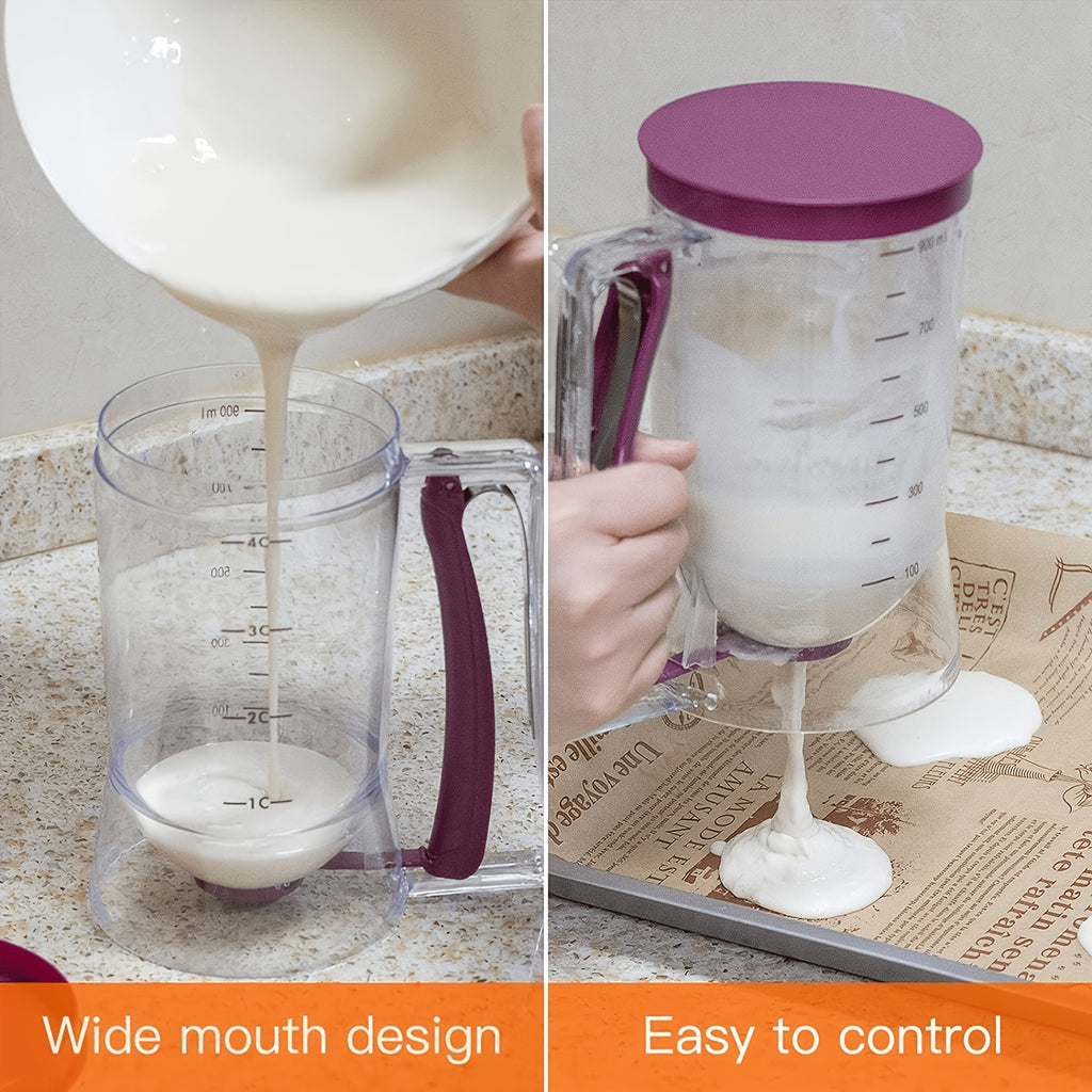 1pc Precision Pour Zero Error! Pancake Batter Dispenser, Suitable for All Baking Categories, Dedicated Pancake Batter Machine, Household Small Batter Machine, Pancake Batter Dispenser/Halloween/Christmas/Christmas Gift/Halloween Dinner Party