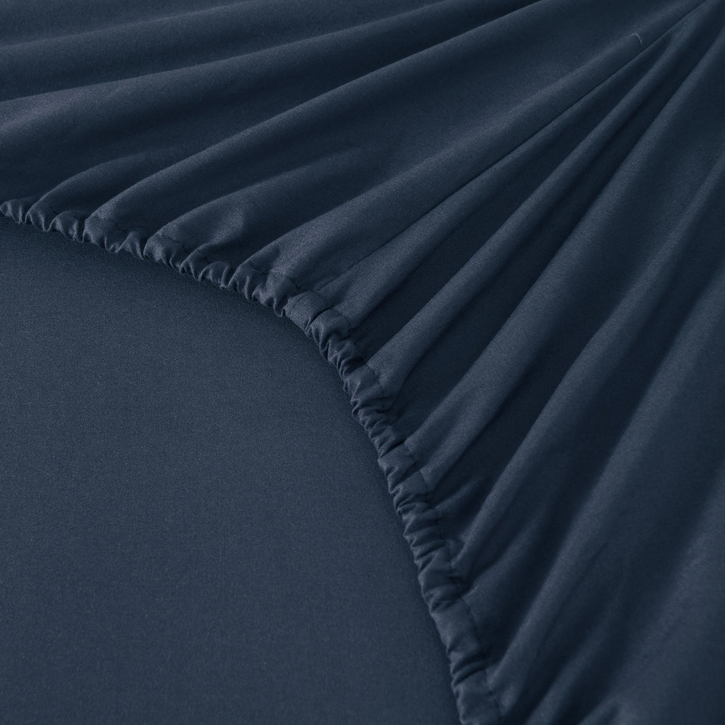 Hotel Grade 6 Piece Breathable Sheets Set 18" Deep Pockets - Easy Fit Twin Full Queen King Bed Sheets & Pillowcases, Microfiber, 100 GSM, All-Season Comfort, Machine Washable, Solid Color Bedding Accessories, Smooth Texture, Microfiber Fabric