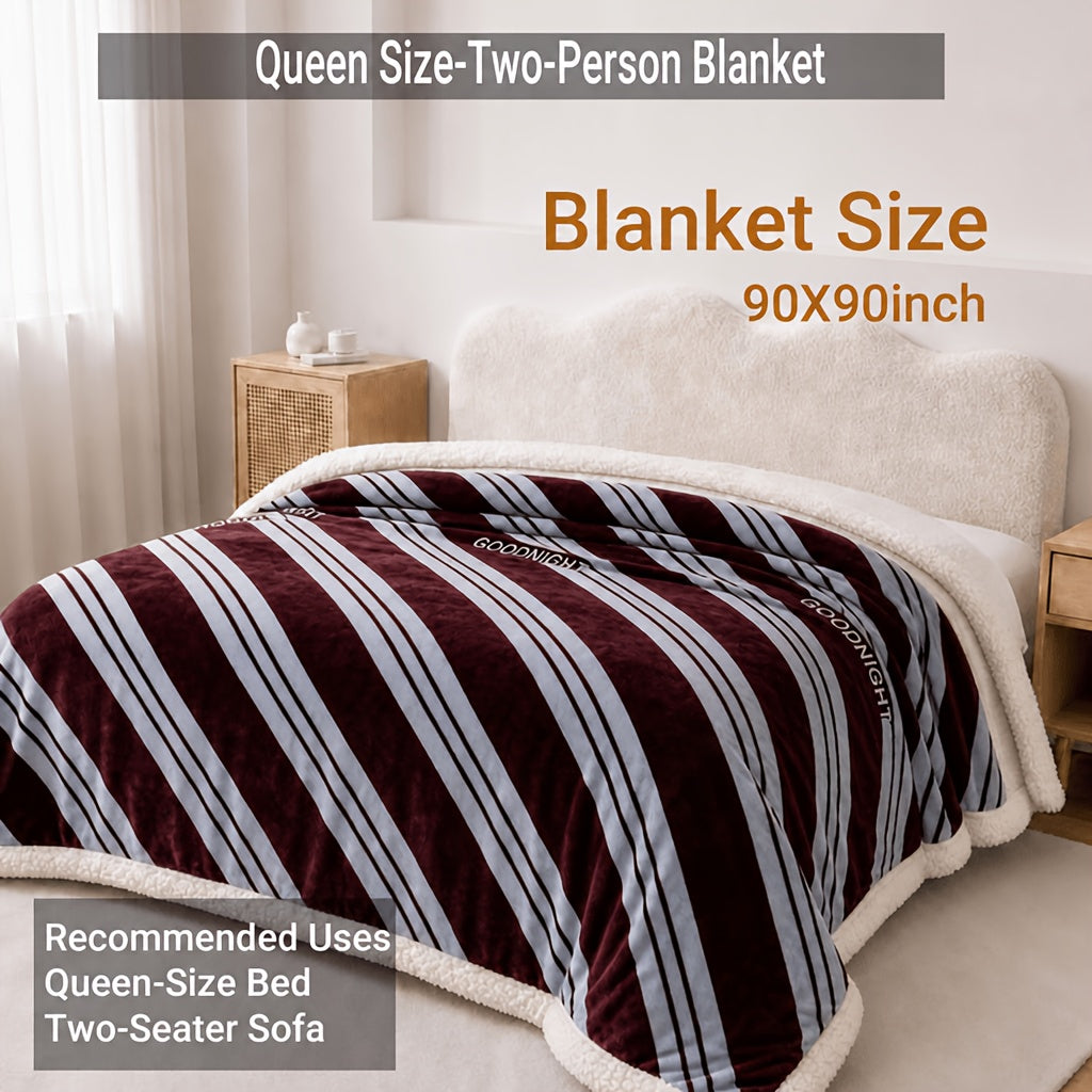 Heavyweight Bed Blanket, High Quality Luxury Fall Blankets, Machine Washable King Size Blanket, Gravity Blanket For Sofa Cover, Blanket For Sofa, Dormitory And Bedroom Cozy Bedding, Fall Room And Bedroom Decor, Halloween Gifts