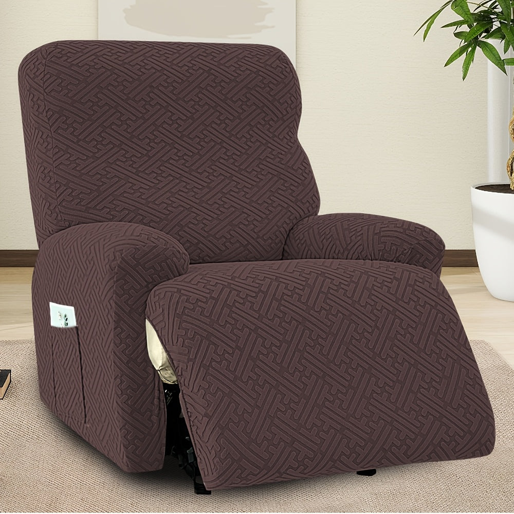 1SEAT 2026 NEW Recliner Slipcovers, Four Seasons Stretch Recliner Slipcover with Pocket, Removable, Washable, And Soft Recliner SlipChair Cover Suitable for Living Room Sofa Cover Home Decor, Easter Decorations for Home, St Patricks Day.