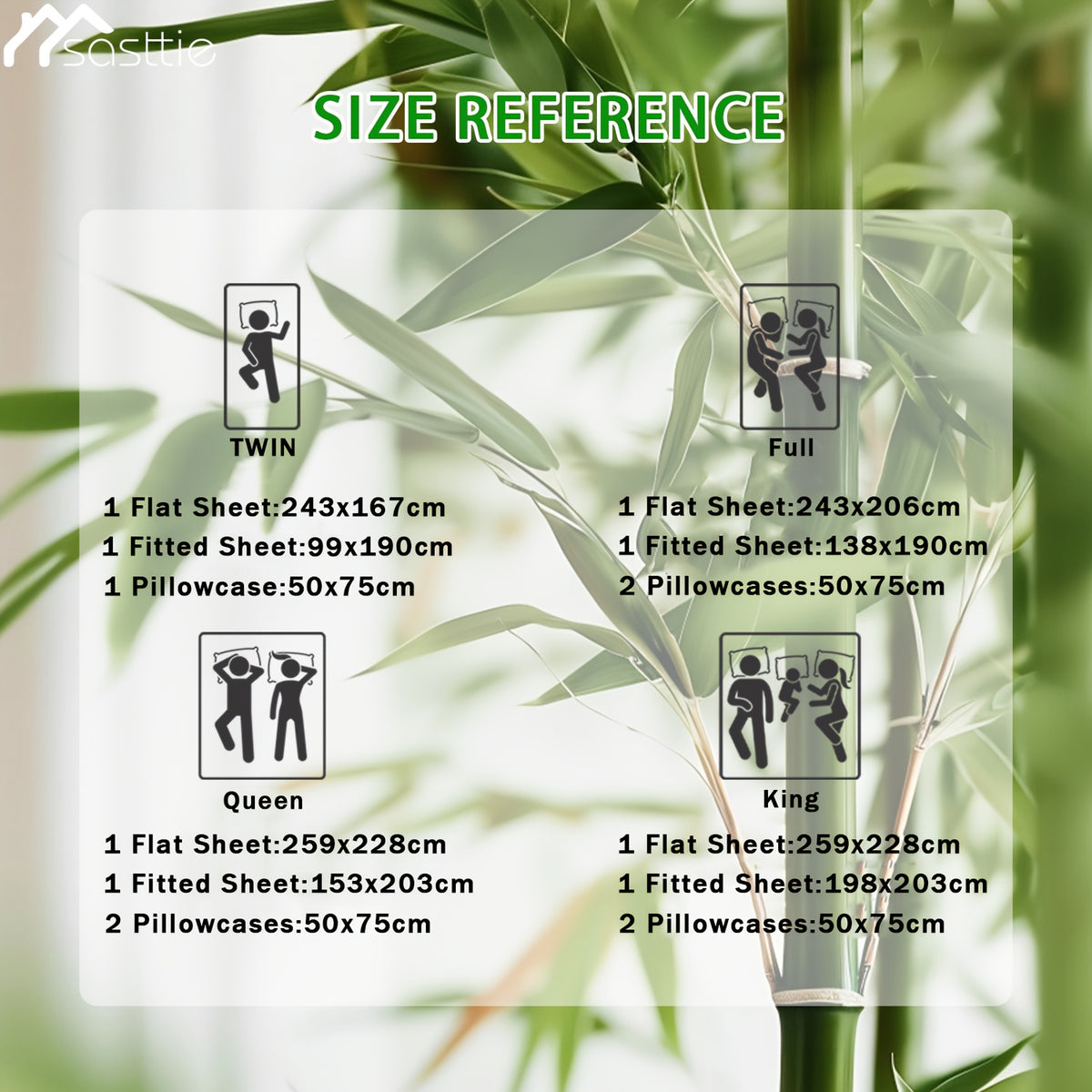 Extra Deep Pocket Bamboo Sheets - 4/6pcs Breathable & Cooling Bamboo Bed Sheet Set, Hotel Luxury Fitted Sheet Set, Soft Wrinkle-Free for Extra Deep Mattresses, Room Decor, Twin/Full/Queen/King Size Sheet & Pillowcase Sets